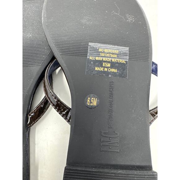 Brand New INC International Concepts Women's Size 6.5 Mercerr Slip on Sandals - Picture 8 of 8